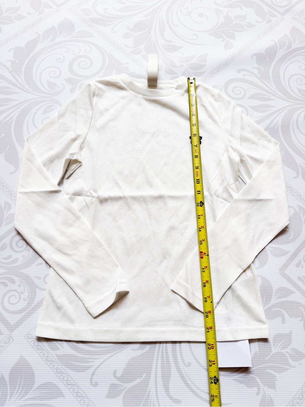 Chrome Hearts White Tee with Black Embroidered Crest - Picture 3 of 6